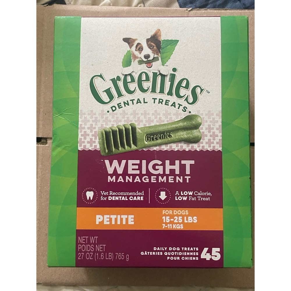 Weight Management Dog Treats Dental Care Chews 27 oz. Pack Natural Ingredients